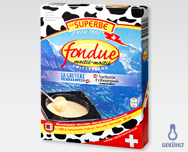 LE SUPERBE Fertigfondue Moitié-Moitié