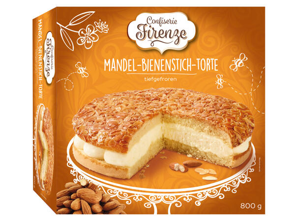 Mandel-Bienenstich Torte