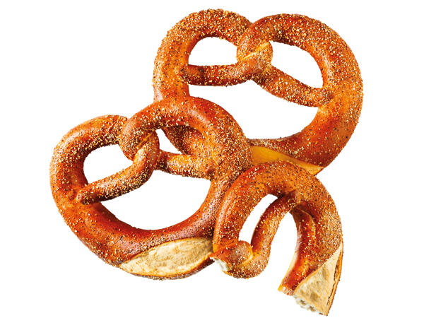 Gefüllte Butterbrezel