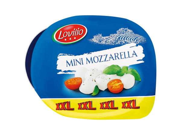 LOVILIO Mini Mozzarella 125 g + 25 g gratis