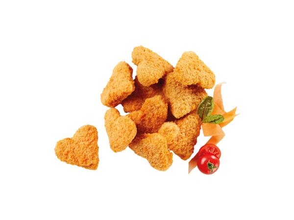 Breaded Ham Hearts