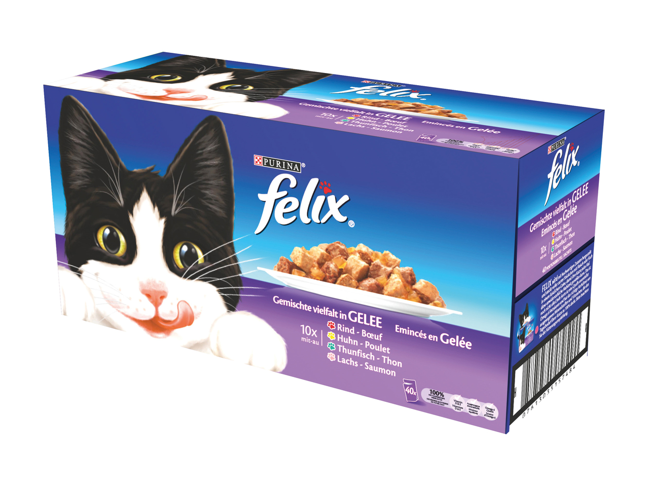 Aliment pour chats en gelée Felix