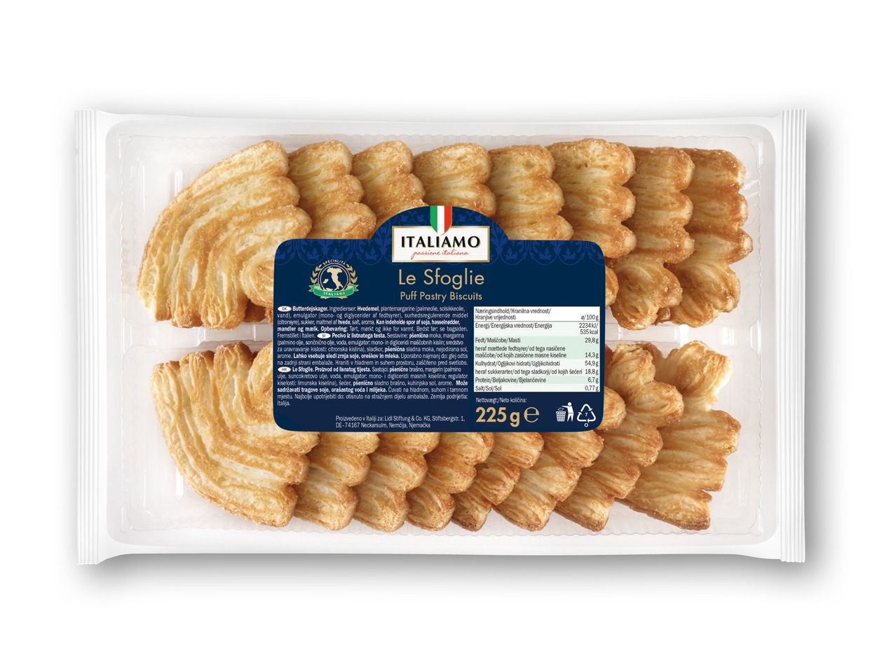 ITALIAMO Butterdejskager