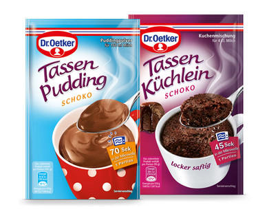 DR. OETKER Tassenküchlein/Tassenpudding