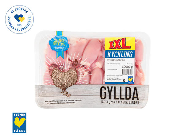 Färsk kycklinglårfilé XXL