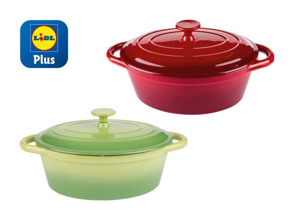 Cocotte en fonte laquée