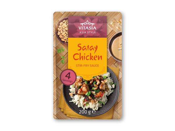 VITASIA Sataykylling, rød thai karry eller teriyakisauce