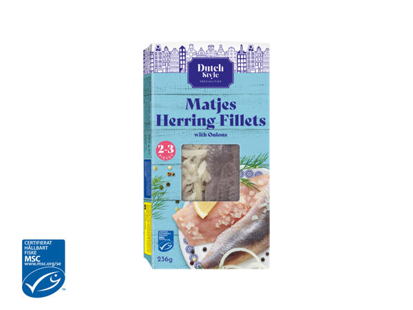 Matjessill med lök