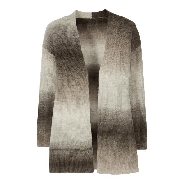 UP2Fashion(R) 				Pull ou cardigan long en maille