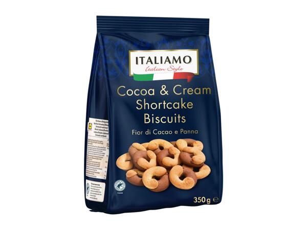 Italiamo Chocolate & Cream Shortcake Biscuits