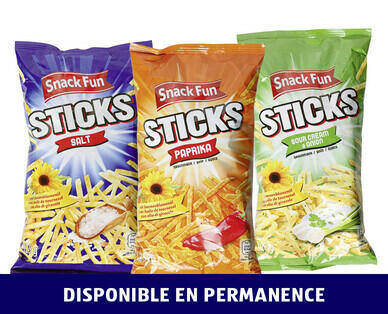 BÂTONNETS DE POMME DE TERRE