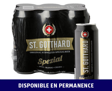 ST. GOTTHARD 
 BIÈRE SPÉCIALE BLONDE