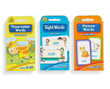 SCHOOL ZONE FLASHCARDS