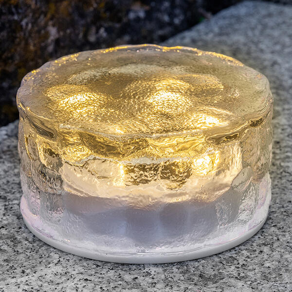 LED Solar-Glas-Leuchtstein