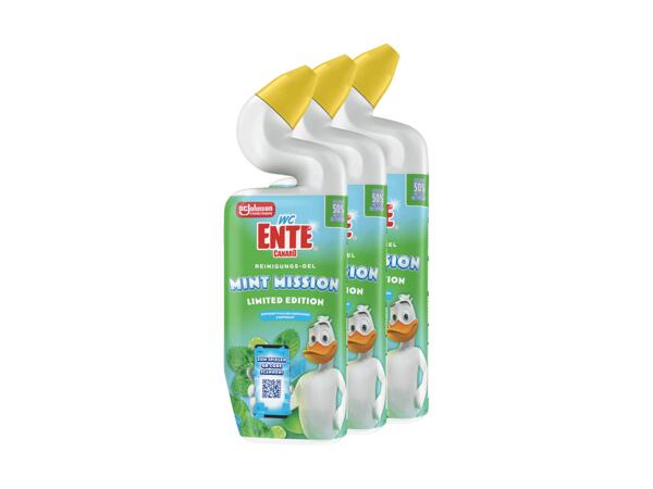 Gel de nettoyage Canard WC, pack de 3