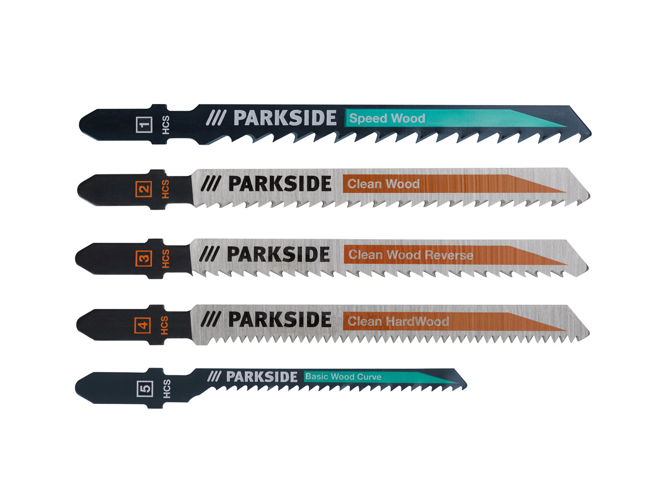 Parkside Jigsaw Blade Set1