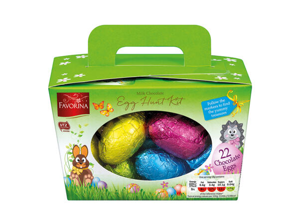 Favorina Milk Chocolate Egg Hunt Kit