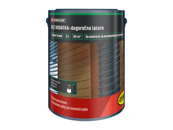 Parkside 5L PUR Permanent Wood Stain