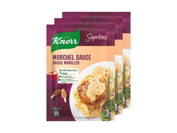 Sauce aux morilles Knorr (valable uniquement en Suisse alémanique et en Suisse romande)