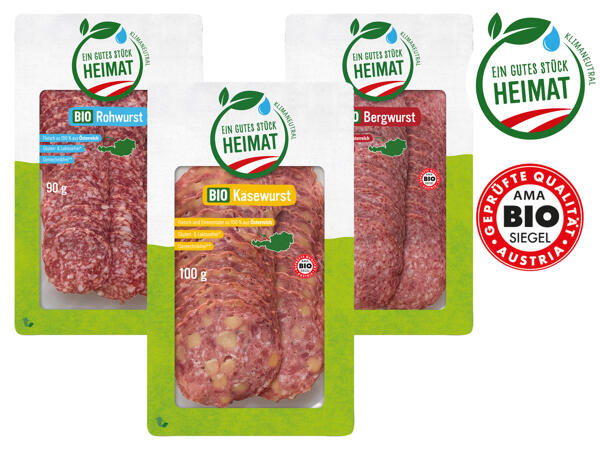 Bio-Wurstsortiment