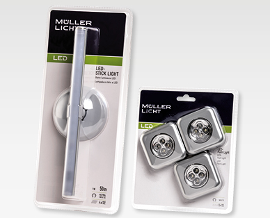 Lampade LED a batteria assortite MÜLLER LICHT