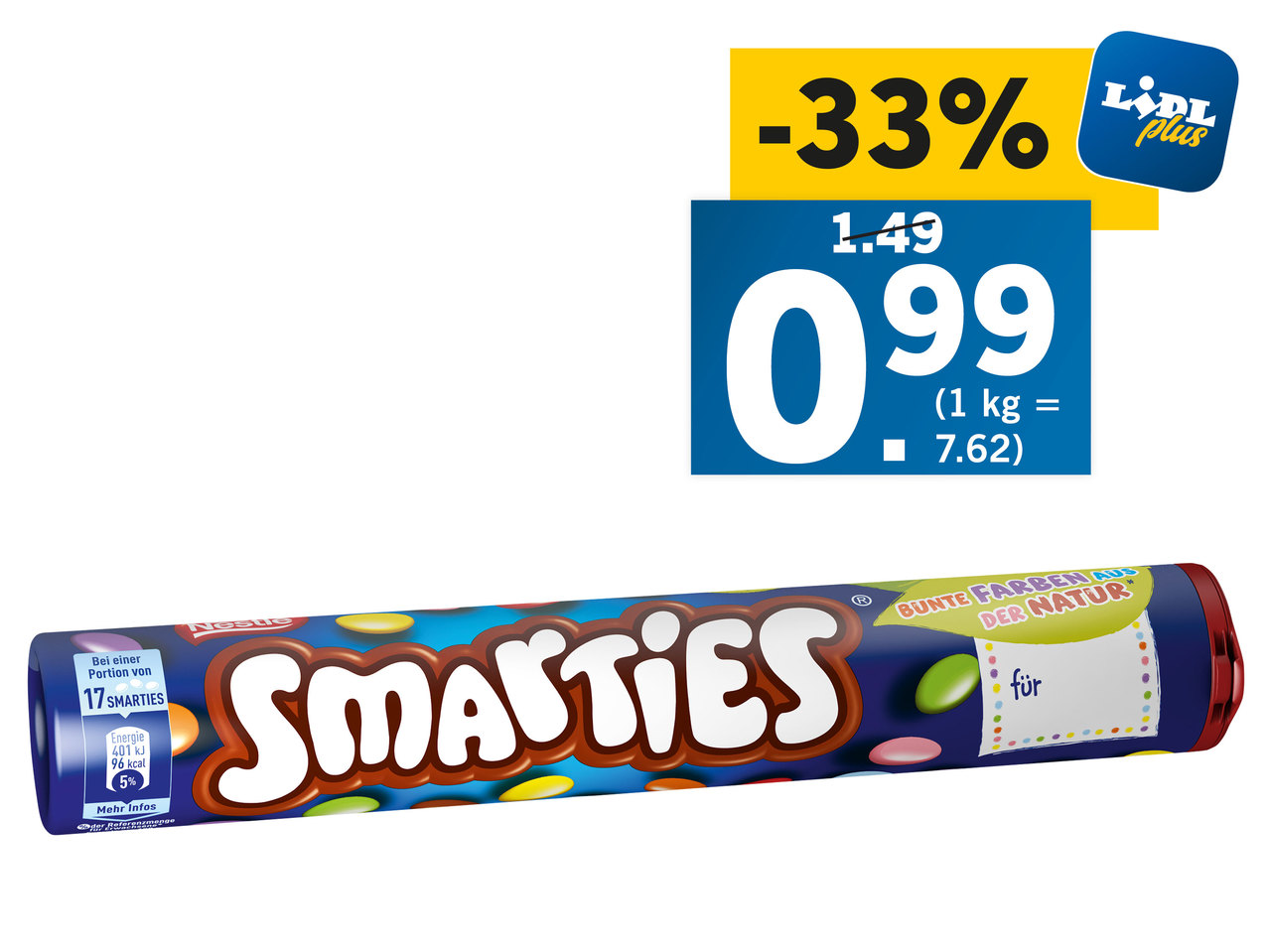 NESTLÉ Smarties Riesenrolle