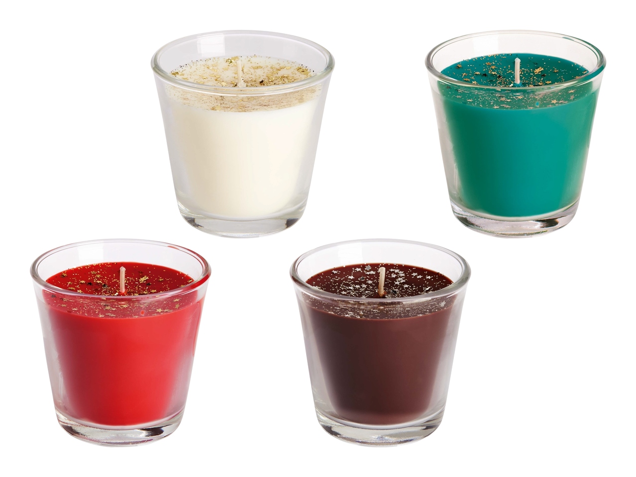 Bougie parfumée dans un verre