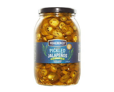 Fehlbergs Green Sliced Jalapeños 1.95kg