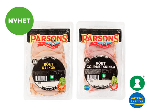 Pärsons rökt kalkon/ rökt gourmetskinka