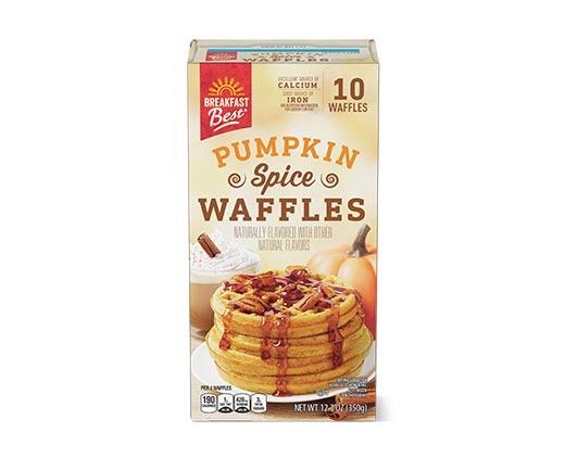 Breakfast Best 
 Waffles Pumpkin Spice or Cinnamon