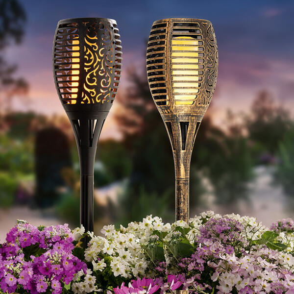 LED-Solar-Fackel 3in1