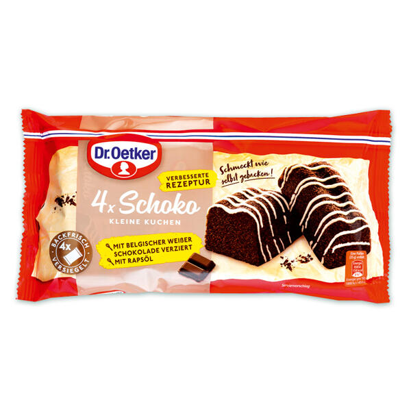 4 kleine Rührkuchen