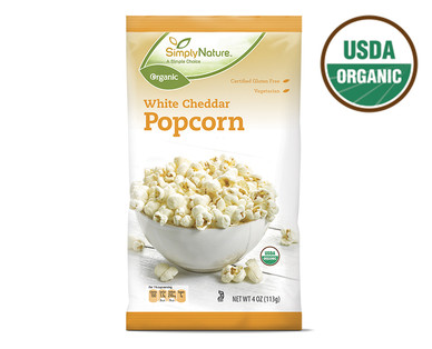 SimplyNature Organic White Cheddar Popcorn