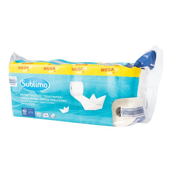 SUBLIMO(R) 				Toiletpapier XXL, 20 st.