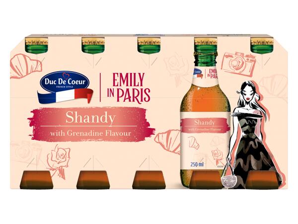Emily in Paris Shandy with Grenadine