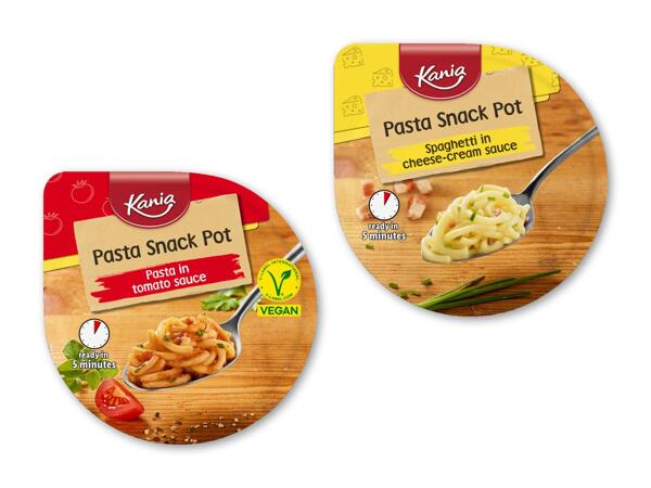 Pasta snack pot