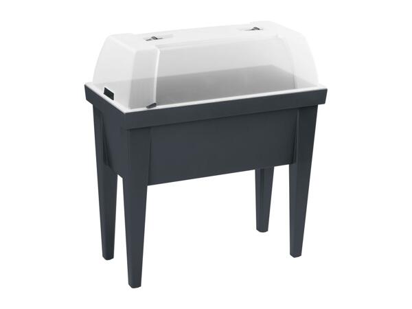 Parkside Raised Planter With Cover - Black