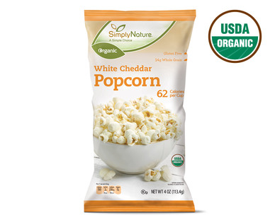 SimplyNature Organic White Cheddar Popcorn