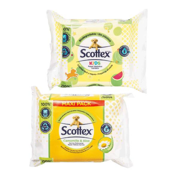 SCOTTEX(R) 	 				Feuchtes Toilettenpapier, 74 St.