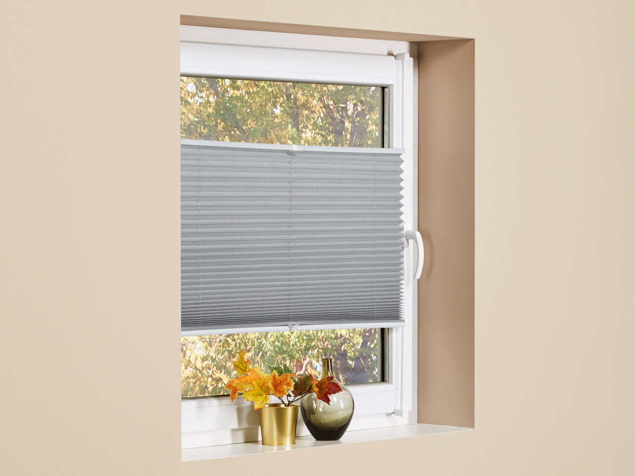 MERADISO(R) Fenster Plissee-Rollo