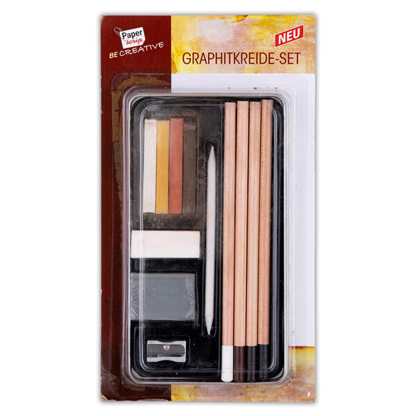 Graphit-Kreide-Set 12tlg.