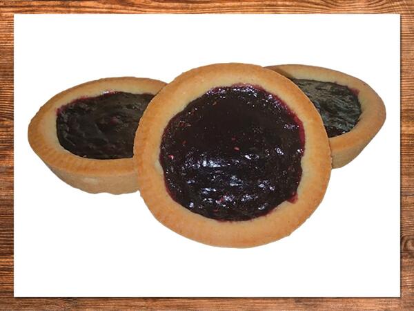 Mini tourte aux baies de bois