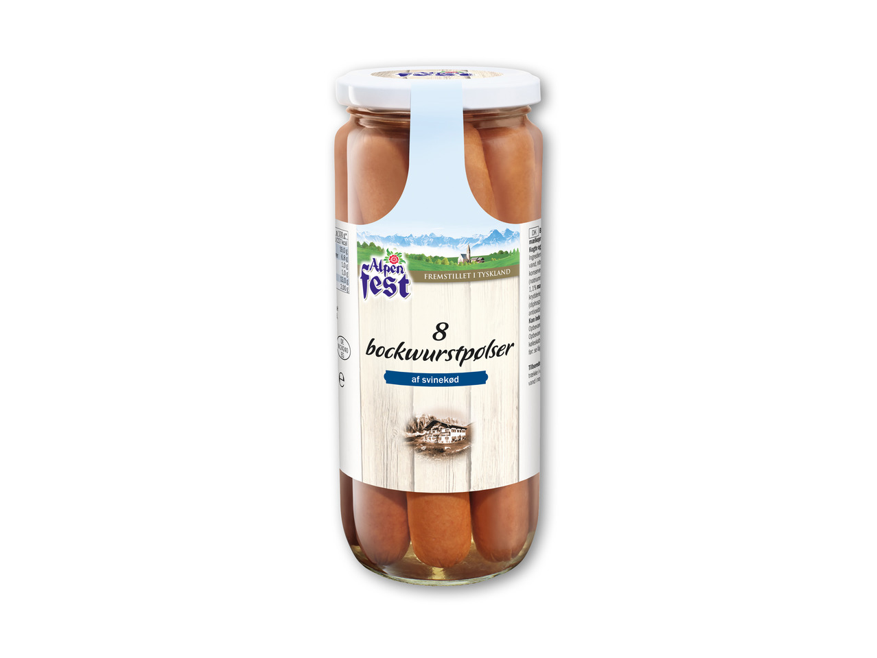 ALPENFEST Bockwurstpølser