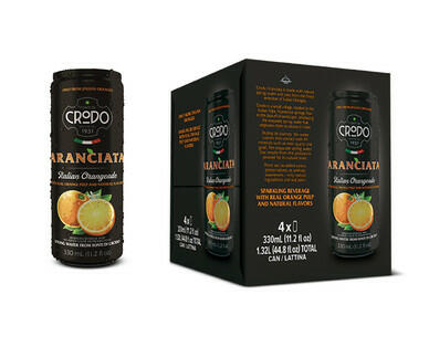 Crodo Italian Soda 4 pk Lemon or Orange