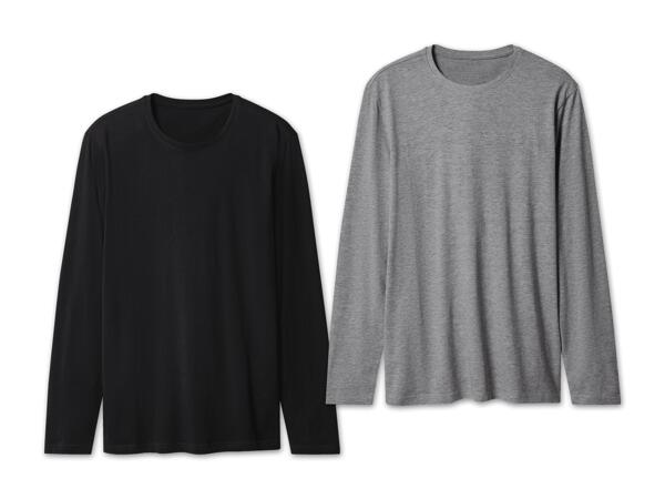 Herren Langarmshirt, 2 Stück