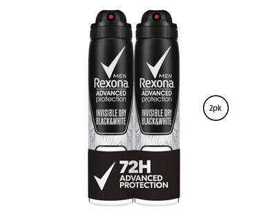 Rexona Advanced Protection 72 Hour Antiperspirant 2 x 127g or 2 x 130g