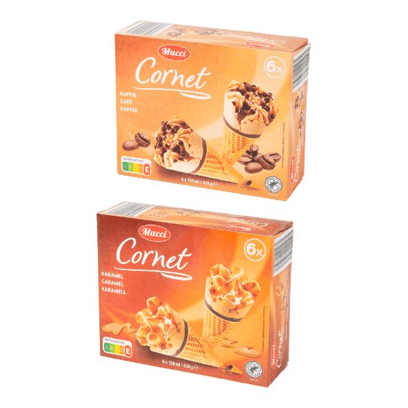MUCCI(R) Cornets glacés, 6 pcs