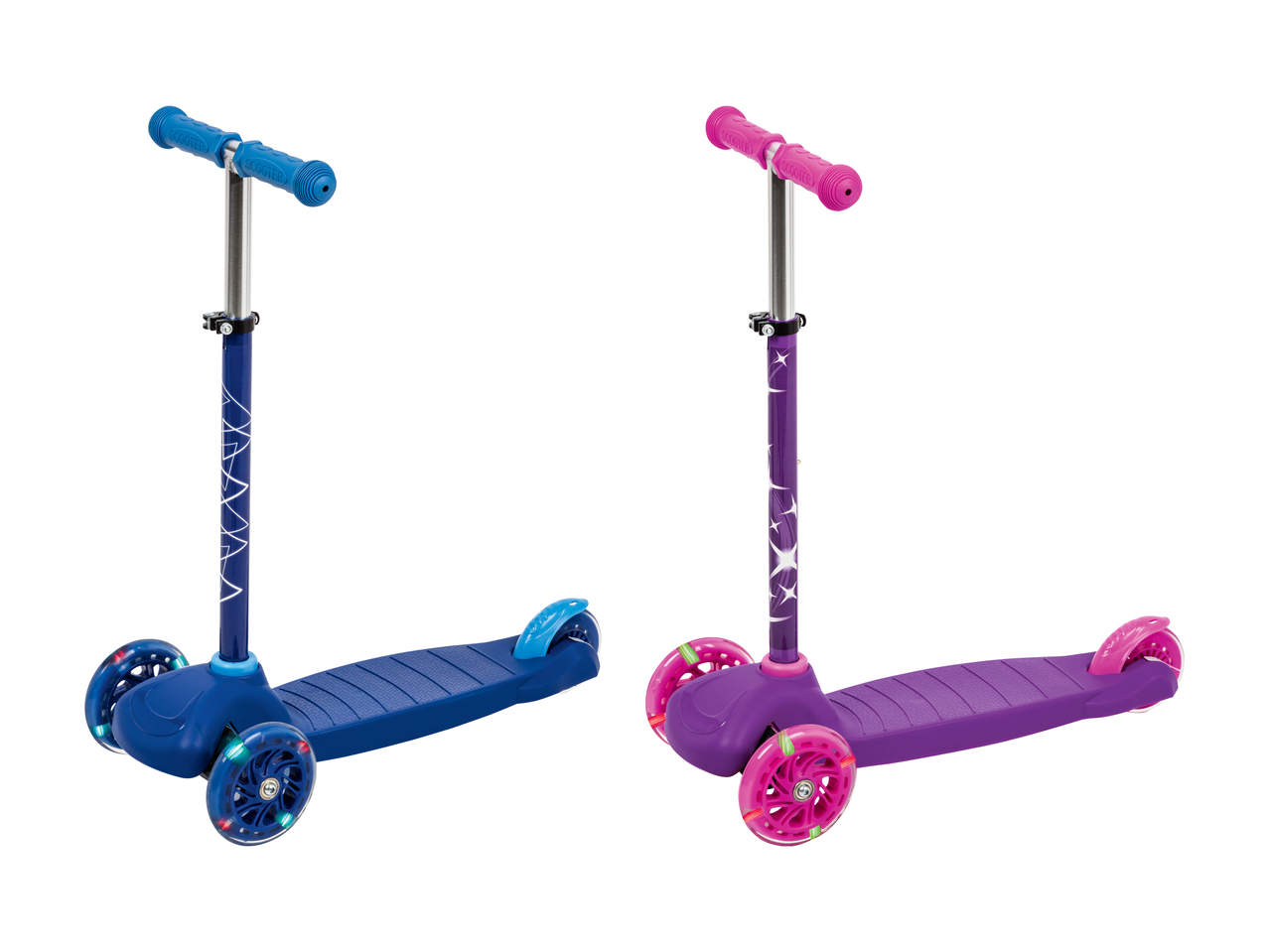 Trottinette 3 roues avec LED