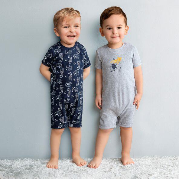 Pyjama voor baby's en peuters, 2 st.