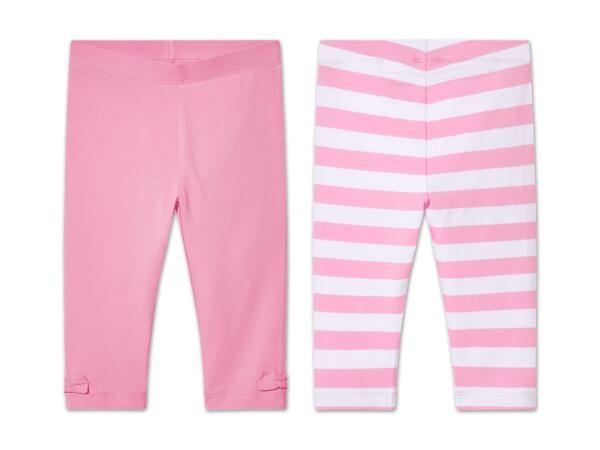 Kleinkinder Caprileggings, 2 Stück